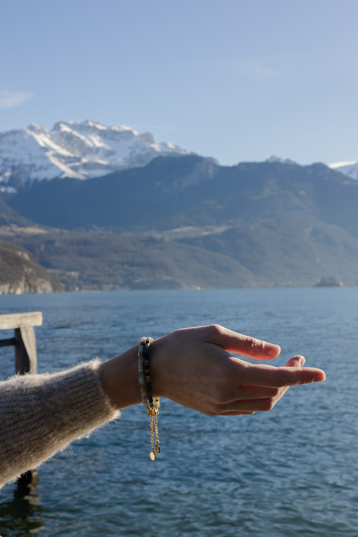 Bracelet Brume du Lac argenté