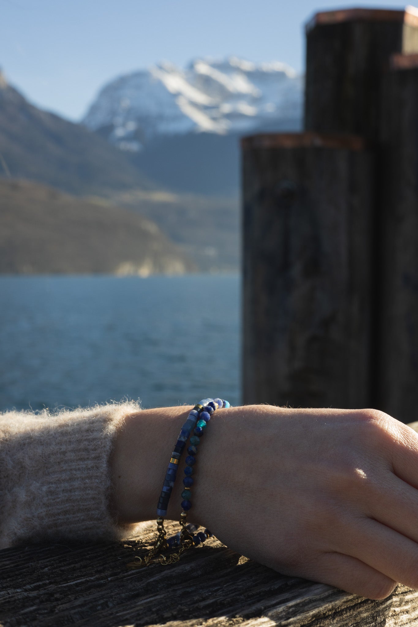 Bracelet Nuit sur le Lac  doré